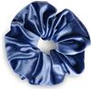 SXQLYH Elastico per capelli Scrunchie in velluto elastico, 18 cm di spessore, morbido e confortevole, per coda di cavallo, per capelli invernali bobble da donna, capelli lunghi spessi (blu)