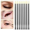 ZJchao Pennello per Eyeliner 100 Pezzi Usa e Getta, Pennello per Ombretto a Testa Dura con Fibre Sintetiche Fini, Pennello Trucco Appuntito Rotondo per Precisione e Definizione