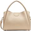 LANCASTER | Ida Double - Borsa a Mano Pelle di Vacchetta Granato Champagne - In - Nude, Champagne - In - Nude, Taglia unica