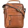 STILORD Ruben Borsa Uomo Pelle Tracolla Piccola Borsa Messenger Vintage Vera Pelle per Lavoro Viaggio Ufficio Quotidiano Tablet 10.9 Pollici Colore:calais - marrone