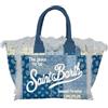 Saint Barth Mc2 Donna Borsa A Mano VANI001 Cotone Blu Taglia Unica