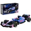 JAMARA 402928 CADA BWT Alpine Formula One Team A525 1:24 mattoncini blu, set tecnico con 300 mattoncini a morsetto, modello da costruzione, parti stampate, versioni pilota di squadra, a partire dagli