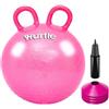 Hurtle Set di 2 Palline saltanti per Bambini, gonfiabili con Impugnatura