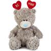 Me To You - Orsetto Tatty Teddy 'Be Mine', 10 cm, collezione ufficiale San Valentino, colore: Grigio