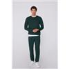 Tezenis Maglia 100% Cotone Girocollo Manica Lunga Uomo Verde