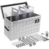 CARGO VA Intelligent Vehicle Accessories Accessori per veicoli intelligenti CargoVA Box per gancio di traino impermeabile - Con fissaggio e lucchetto - Box per rimorchio con serratura [70x25x30CM] - Box per il trasporto