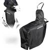 PORFOYO Coprigambe per scooter, protezione per le gambe per scooter, coprigambe per scooter, impermeabile e antivento, protezione dalle piogge per le gambe per scooter elettrici, moto, fodera in pile, nero