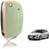 TOOMUME Cover Chiave Auto per Hyundai i10 i20 ix20 ix35 i30 Tucson Bayon | Silicone Morbido, Antiurto, Anticaduta, Antigraffio, Custodia Protettiva Chiave per i40 Santa Fe Kona Ioniq Sonata, Flip S