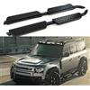 fenqing-y Pedana laterale di aggiornamento Nerf Bar adatta per Land Rover Defender 110 4D 2020-2023 2024 2025 2026 (pedale vintage ABS)