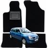 OFFICINE MILANO IL TUO STILE IN AUTO. 4 Tappetini per Renault Clio 2 (1998-2005) in Moquette, Fondo Antiscivolo con Battitacco in PVC - Alta Qualità - Made in Italy - OFFICINE MILANO