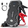 NexCyber Avviatore Auto, Booster Avviamento Auto 6000A, Starter Auto Portatile 12V Avviatore Emergenza per Auto, Carica Batteria per Auto per 10.0L Benzina 8.0L Diesel con LED e USB