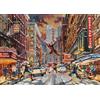 Schmidt Spiele 59959 Deadpool, Snow Day, Marvel, Thomas Kinkade, puzzle da 1000 pezzi