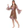 DEGUISE TOI Generique Costume Hippie - Figlia dei Fiori per Donna S / M