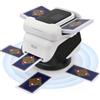 Strixorn 2 in 1 Mescolatore e Distributore Automatico di Carte, Rotazione 360° Macchina di miscelazione elettrica, Ricaricabile & Silenzioso per Giochi Come Poker, Uno e Texas Hold'em per 1-8 giocatori