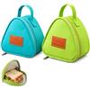 Reaorktic 2 Pezzi Riutilizzabile Borsa Termica Porta Pranzo, Senza BPA | Mini Borsa Frigo, a Prova di Perdite, Portatile Pochette Termica, per Casa, Lavoro, Scuola(Azzurro Cielo, Verde Frutta)