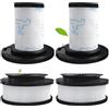 GOMETY 4 pezzi di ricambio per aspirapolvere Rowenta X-Force Flex 11.60 12.60 14.60 15.60 Animal RH98xx RH99xx, set di accessori inclusi 2 prefiltri + 2 filtri ZR009007