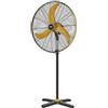 Generico CFG EV066 Ventilatore a piantana in metallo. Diametro 76 cm timer 9 ore oscillante 130 Watt SILENTE NEW - NERO -