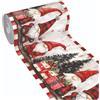 emmevi Tappeto Cucina Natale Pvc Alta Risoluzione Antimacchia Antiscivolo Passatoia Natalizia 51x210 Dis_L