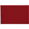 PARAMAISON Tappeto Cucina Antiscivolo, Asciugapassi Rettangolare Morbido e Lavabile, Design a Quadri, Tappeto Ingresso 57x240 cm - Rosso