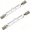 LISOCLU Barra alogena R7s 189mm dimmerabile 1500W tipo J lampada alogena 2 pz | Bianco caldo 2800K, 220-240V, lampadina speciale a doppio attacco per fari da cantiere, forno, scena & studio, CRI elevato