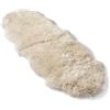 Nordic Sheep Tappeto in Pelle di Pecora Pelo Lungo 170x60 cm, Beige | Vera pelle di pecora a pelo lungo, ogni pelle è unica, perfetta per divano, sedia o tavolo da pranzo, molti colori