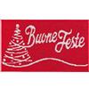 emmevi Zerbino Natale Asciugapassi Natalizio Ingresso Interno Esterno Antiscivolo Mod. AUGURI 45X75 (C)