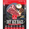 Artisan Meat LAB Sacchetti per l'invecchiamento a secco per la sigillatura sottovuoto della carne, non richiesto, per creare facilmente carne secca a casa con membrana traspirante KIT 5 pezzi da 20 x 40 cm, da 0,5 a