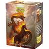Dragon Scudo Dragon Shield Fire Horse 2026 Matte Dual Art Sleeves Standard 100ct Nere Opaque