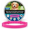 Tempotech Collare Antiparassitario per Cani - 8 Mesi di Protezione contro Pulci, Zecche, Zanzare e Acari - Efficace e Sicuro 100% Naturali (1, ROSA, 38CM)