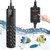 WIYETY 100W Riscaldatore per Acquario Regolabile Riscaldatore Digitale per Acquario Regolatore di Temperatura per Acquario con Display LED con Copertura Protettiva e Controller per Pesci e Tartarughe