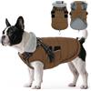 ASENKU Cappotto Cane Taglia Media-Grande L, Impermeabile e Antivento | Giacca Invernale Antivento e Riflettente con Pettorina Integrata, Addome protetto, Cappottino Cane Per Border Collie e Beagle