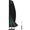 HEIMUNI Copri Ombrellone da Giardino da Ø 450cm/300x400cm Copri Ombrellone | Copriombrellone da Esterno Impermeabile Copertura Ombrellone da Giardino con Cerniera, Telo Copri Ombrellone 285x40/81/50cm