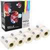 Prestige Cartridge 10x 99012 S0722400 36mm x 89mm Etichette per Indirizzi (260 Etichette/Rotolo) per Dymo LabelWriter 4XL, 310, 320, 330, 400, 450 Turbo/Twin Turbo/Duo & Seiko Smart Etichettatrici