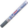 Generico Confezione da 12 pennarello marcatore indelebile SNOWMAN paint marker smalto punta tonda GRIGIO