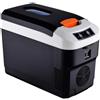 Ynnhik Frigorifero portatile - 10 l, 12 V, 24 V, mini frigorifero per auto | Unità di stoccaggio efficiente a basso rumore | Auto Casa Campeggio Viaggi Cibo Bevande Conservazione Road Trip Outdoor Use