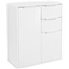 Totò Piccinni Toto Piccinni Mobile Contenitore Base Multiuso 2 Ante e 2 Cassetti (Bianco Lucido)