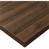 POKAR Piano da Tavolo 140x80 cm | Piano per Scrivania Spessore 25 mm | Perfetto per Scrivania Regolabile in Altezza e Tavolo da Pranzo | Resistente e Stabile | Prodotto in Europa | Noce Franklin