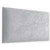 Muralo Pannello Imbottito da Parete Magic Velvet - 60x40 cm, Grigio chiaro | Cuscino da parete trapuntato in velluto, effetto 3D, montaggio a parete con colla, ideale come testiera del letto o schienale