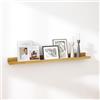 RICHER HOUSE Mensola da parete in legno MDF, 90 x 13 cm, 1 pezzo | Listello da parete, mensola da parete per cornici e decorazioni, soggiorno, cameretta dei bambini, camera da letto, cucina