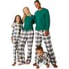 Amazon Essentials Set Pigiama, T-shirt Henley a Maniche Lunghe e Pantaloni Leggeri in Flanella Uomo