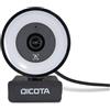 Dicota Ringlight - Webcam - Colore - 5MP - 2592 x 1944 - Audio - USB 2.0