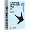 Schwalbe Camera d'aria SCV15L-EL EXTRA Light 28/34-622/630 IB Black 80 mm