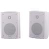 Selius Altoparlante per libreria, 80 W, bianco - Sistema 2.0 - Impedenza: 8 Ohm