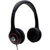 Merkloos Cuffie stereo con driver da 40 mm, imbottiture nere, fascia regolabile, per un'esperienza di ascolto ottimale
