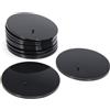 Merkloos Supporti rotondi in ABS, confezione da 10 pezzi, diametro 8,9 cm, per action figure