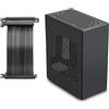 Merkloos Case per PC Mini ITX, alluminio, 4,3 litri, con adattatore PCIe, compatto, ideale per piccoli spazi