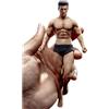 Merkloos Action figure maschile, 15,2 cm, scala 1/12, flessibile, ideale per collezionisti