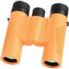 MotiveTech Binocolo 10x25 Portatile Binocolo Fuoco Centrale Regolabile Cannocchiale per Osservazione Natura, Visite Turistiche, Giallo, 10x25