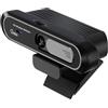 Gsou Webcam wireless 1080p Full HD con copertura per la privacy elettrica automatica -2.4G ricaricabile wireless fotocamera per computer con anello di messa a fuoco manuale, durata della batteria di
