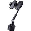Generic Doppio Supporto per telefono di Auto-Supporto di Vetro a Lungo collo di | Supporto del telefono per Camion di Automobile-telefono Cellulare Culla Automobile Smart Phone
